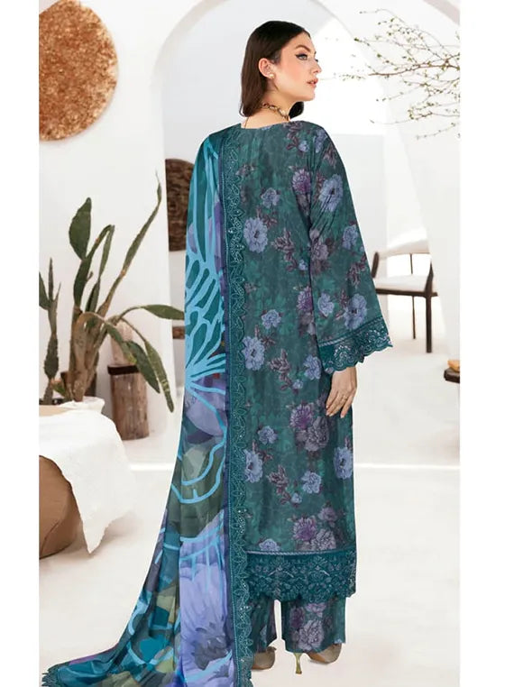 RIWAJ by Ramsha Embroidered Raw Silk Collection 2026 (J-611)