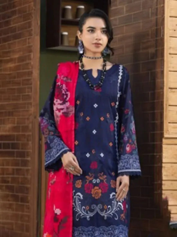 RIWAYAT Bana Dora Embroidered Lawn Collection 2026 (D-08)