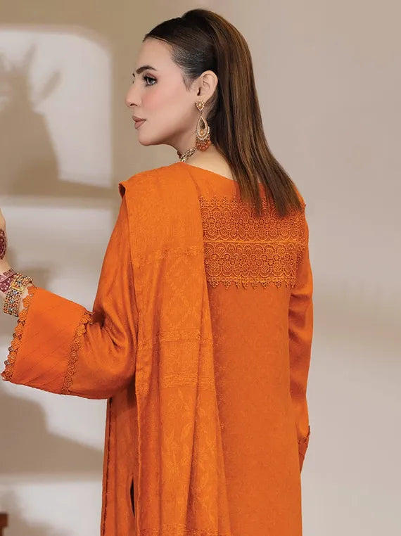 RIWAYAT by Wania Jacquard Peach Collection 2025 (WL-264)