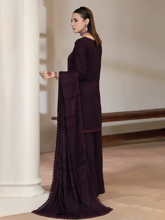 RIWAYAT by Wania Jacquard Peach Collection 2025 (WL-265)