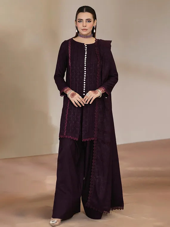 RIWAYAT by Wania Jacquard Peach Collection 2025 (WL-265)