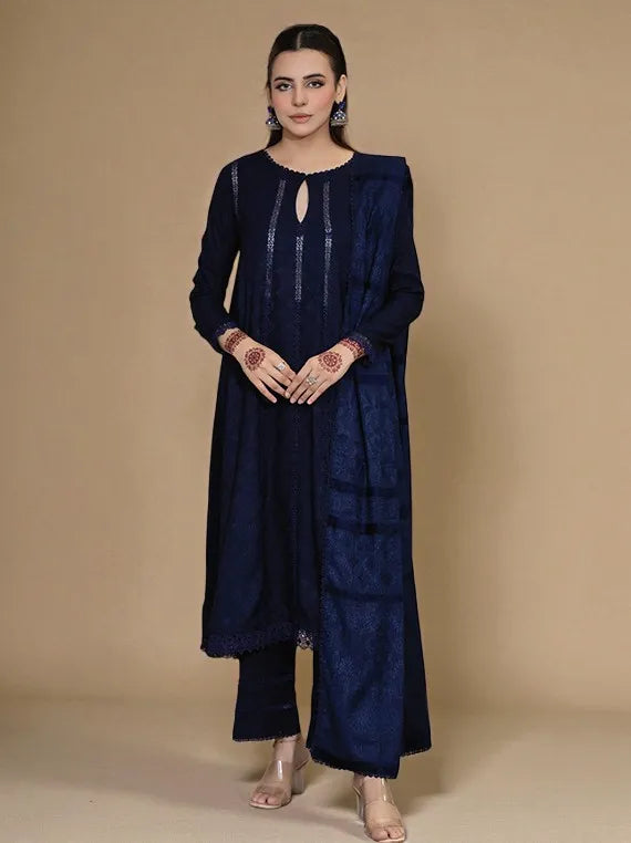 RIWAYAT by Wania Jacquard Peach Collection 2025 (WL-267)