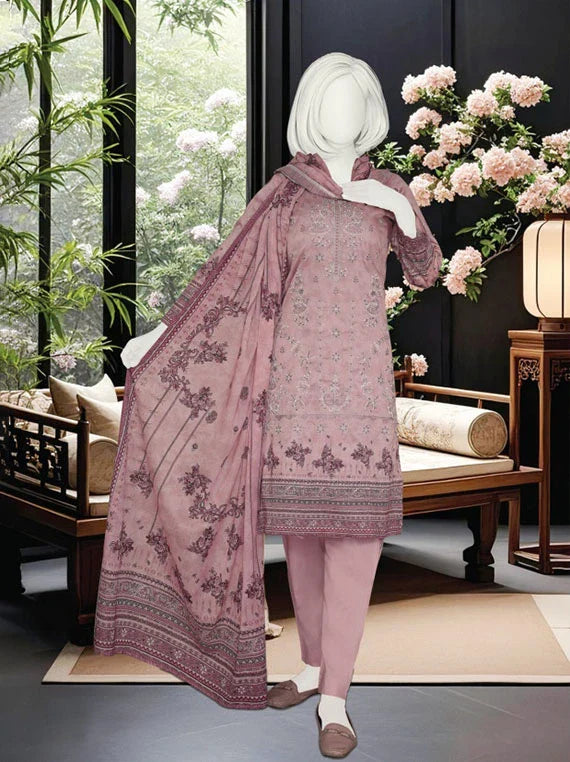 ROMI by ABC Premium Embroidered Lawn Collection 2026 (D-01)