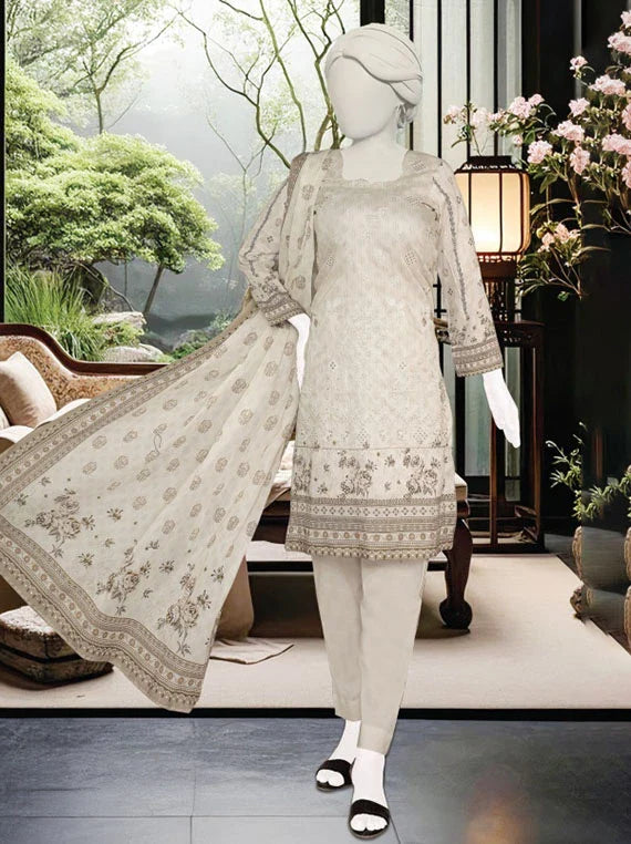 ROMI by ABC Premium Embroidered Lawn Collection 2026 (D-03)