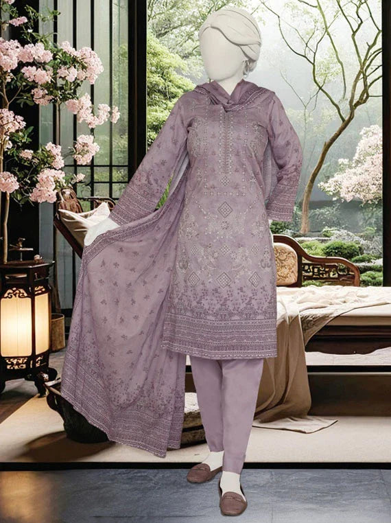 ROMI by ABC Premium Embroidered Lawn Collection 2026 (D-07)