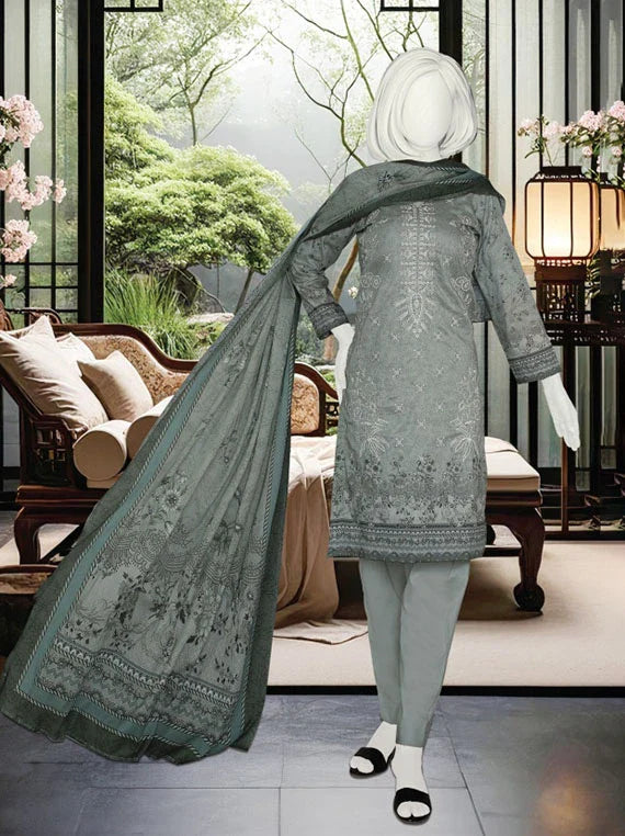ROMI by ABC Premium Embroidered Lawn Collection 2026 (D-08)