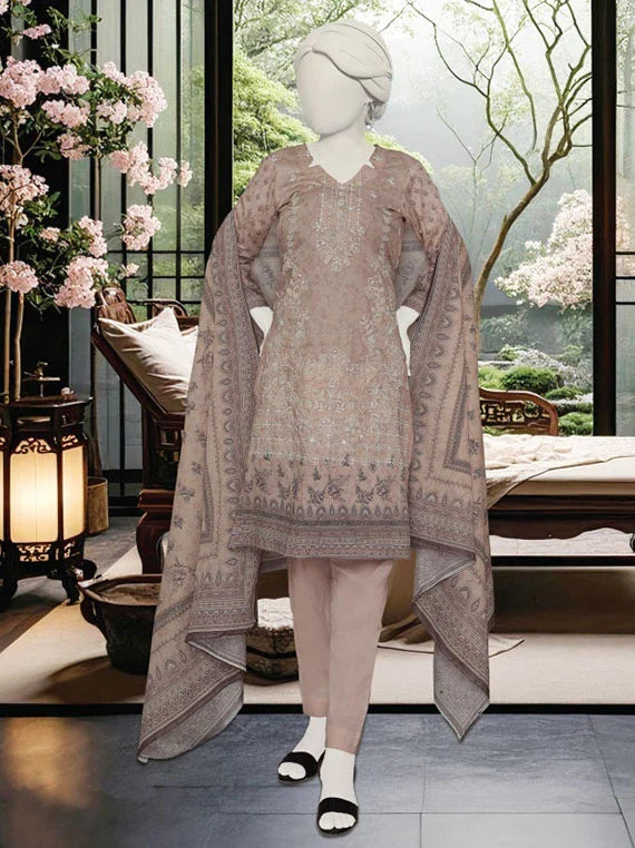 ROMI by ABC Premium Embroidered Lawn Collection 2026 (D-09)