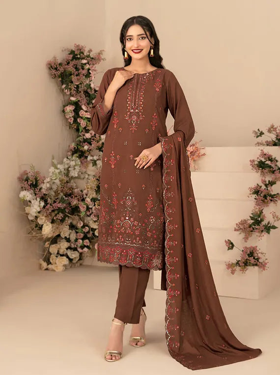 ROYALE Peach Leather Collection 2025 by Tawakkal Fabrics (D-5324)