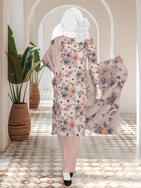 RUHI by ABC Printed Slub Lawn Collection 2026 (D-07)