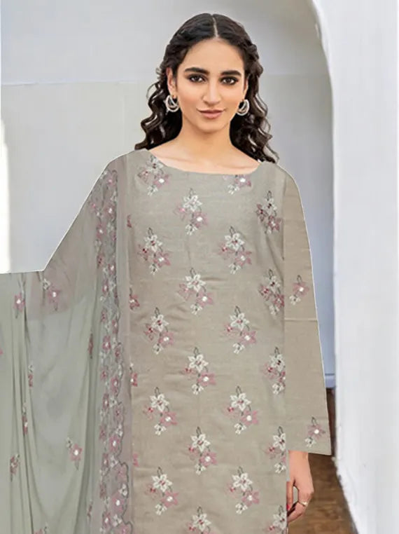 Rahat Arts Embroidered Lawn Collection 2025 (D-01)