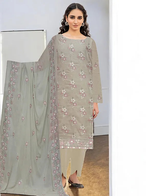 Rahat Arts Embroidered Lawn Collection 2025 (D-01)