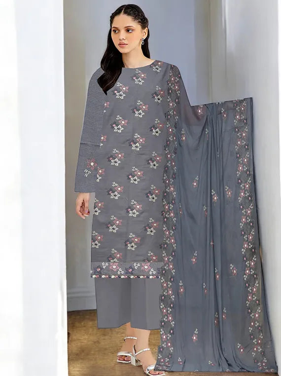 Rahat Arts Embroidered Lawn Collection 2025 (D-02)