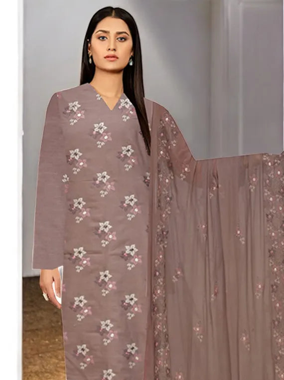 Rahat Arts Embroidered Lawn Collection 2025 (D-04)