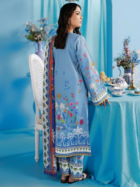 Rajbari Luxe Lawn Collection 2026 (D-02)