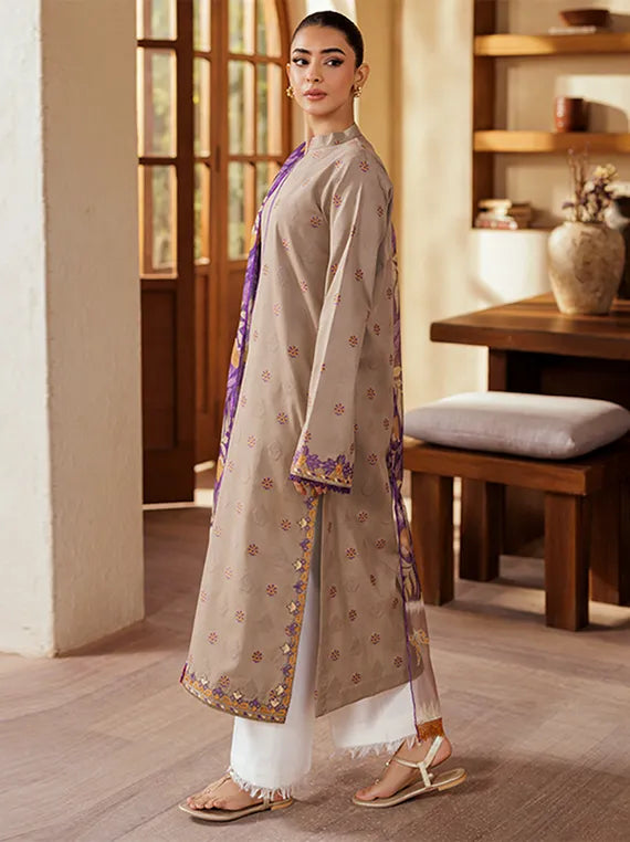 Rajbari Luxe Lawn Collection 2026 (D-03)