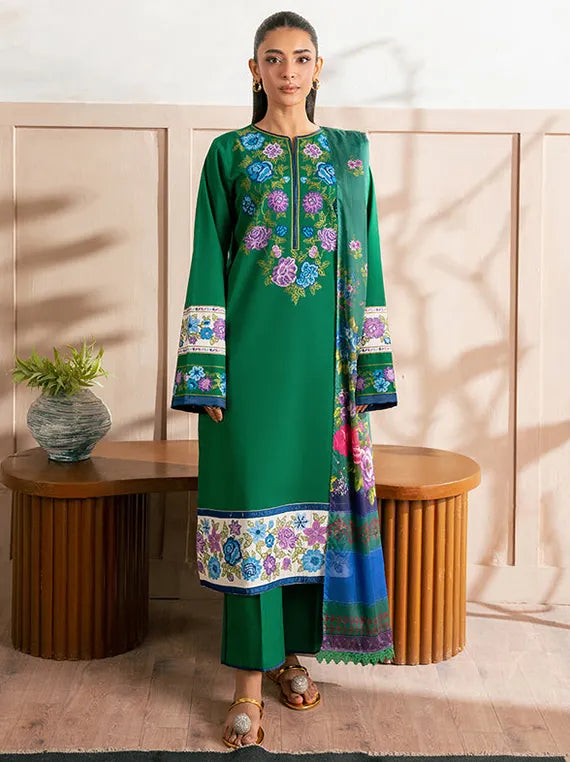 Rajbari Luxe Lawn Collection 2026 (D-06)