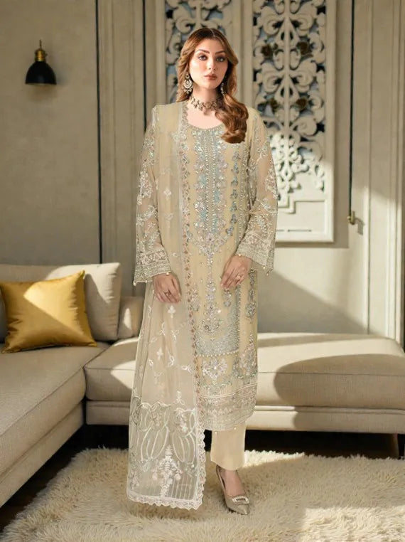 Ramsha Chiffon Collection 2026 Vol-WA497 (D-05)