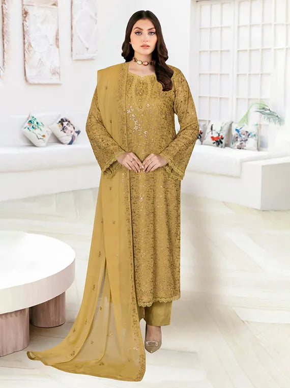 Ramsha Elegance Chiffon Collection 2026 Vol-W606 (D-02)