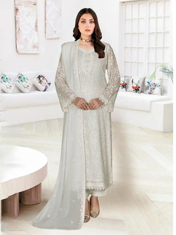 Ramsha Elegance Chiffon Collection 2026 Vol-W606 (D-03)