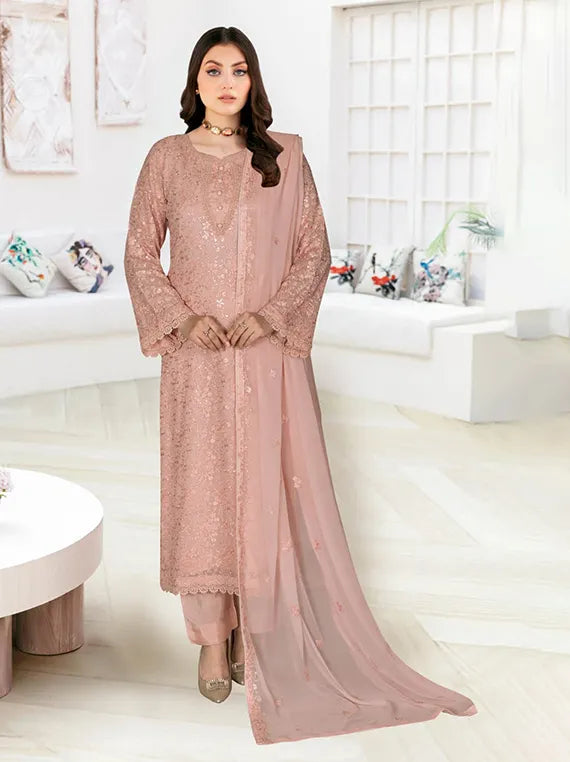Ramsha Elegance Chiffon Collection 2026 Vol-W606 (D-04)