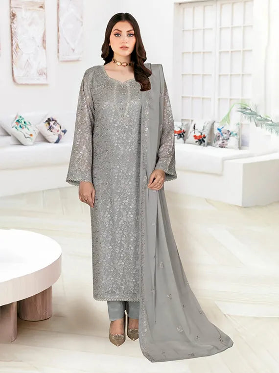 Ramsha Elegance Chiffon Collection 2026 Vol-W606 (D-06)