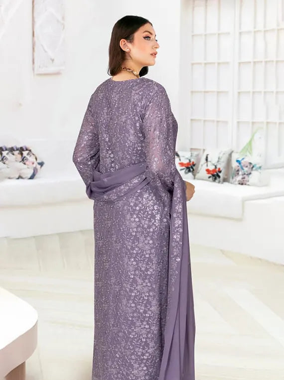 Ramsha Elegance Chiffon Collection 2026 Vol-W606 (D-08)