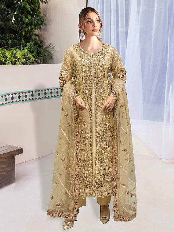 Ramsha Embroidered Organza Collection 2026 Vol-W572 (D-02)