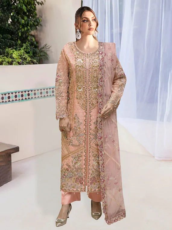 Ramsha Embroidered Organza Collection 2026 Vol-W572 (D-03)