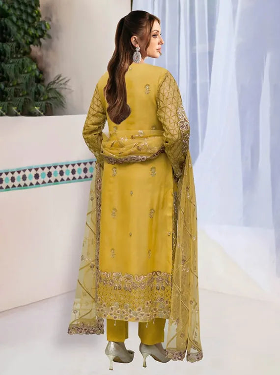 Ramsha Embroidered Organza Collection 2026 Vol-W572 (D-04)