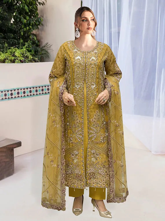 Ramsha Embroidered Organza Collection 2026 Vol-W572 (D-04)