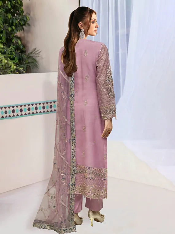 Ramsha Embroidered Organza Collection 2026 Vol-W572 (D-05)