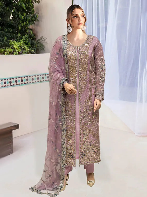 Ramsha Embroidered Organza Collection 2026 Vol-W572 (D-05)