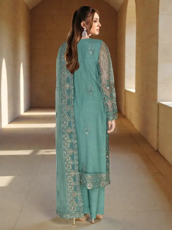 Ramsha Embroidered Stone Work Collection 2026 Vol-W431 (D-02)