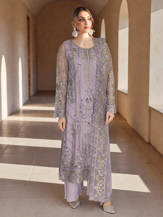 Ramsha Embroidered Stone Work Collection 2026 Vol-W431 (D-04)