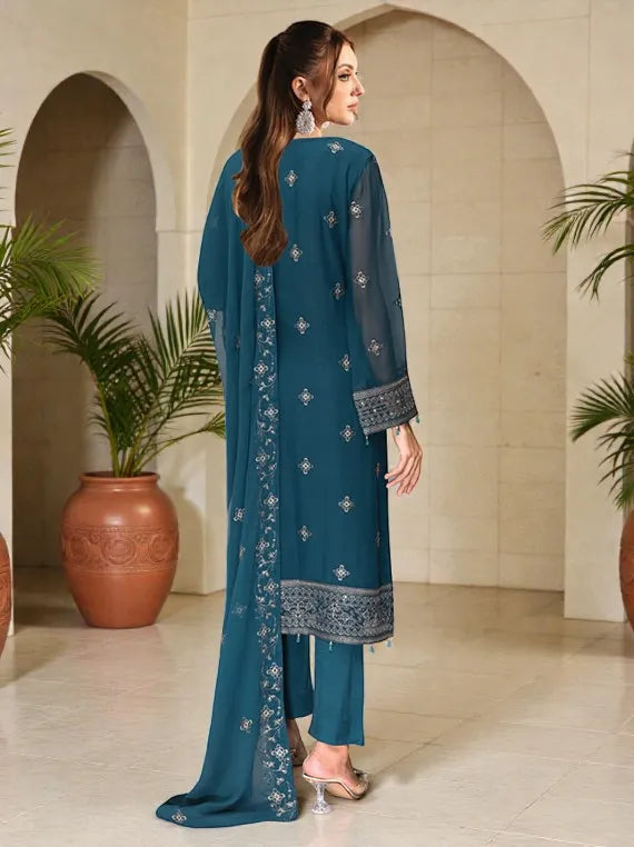 Ramsha Festive Chiffon Collection 2026 Vol-W555 (D-02)