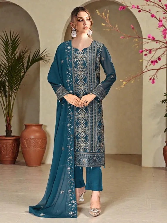 Ramsha Festive Chiffon Collection 2026 Vol-W555 (D-02)