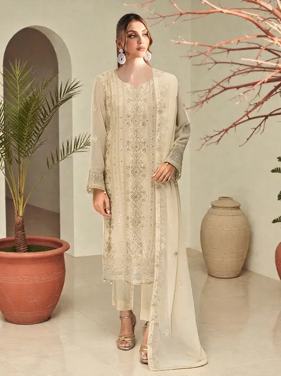 Ramsha Festive Chiffon Collection 2026 Vol-W555 (D-03)