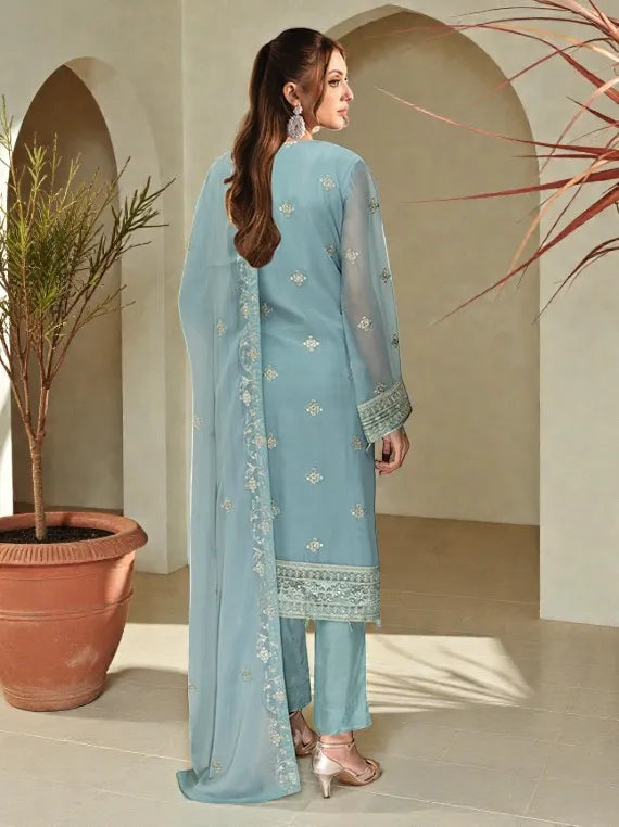 Ramsha Festive Chiffon Collection 2026 Vol-W555 (D-05)