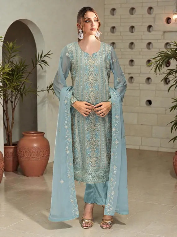 Ramsha Festive Chiffon Collection 2026 Vol-W555 (D-05)