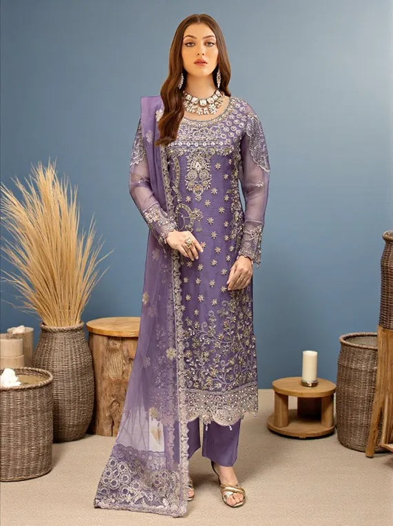 Ramsha Festive Organza Collection 2026 Vol-W566 (D-01)