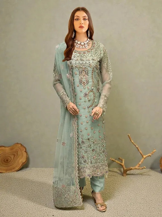 Ramsha Festive Organza Collection 2026 Vol-W566 (D-02)