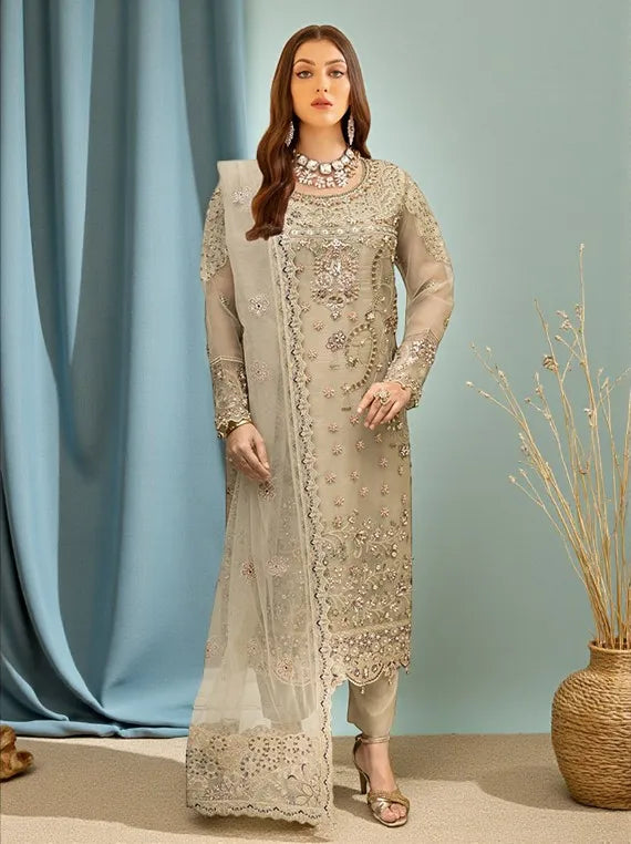 Ramsha Festive Organza Collection 2026 Vol-W566 (D-04)