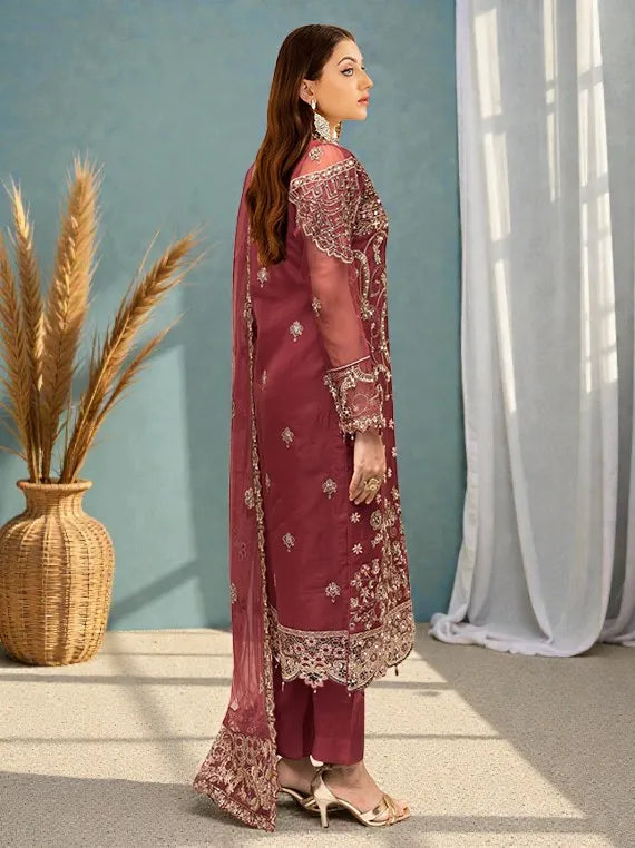 Ramsha Festive Organza Collection 2026 Vol-W566 (D-06)