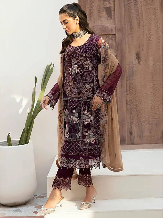 Ramsha Luxury Chiffon Collection 2024 Vol-26 (F-2608)