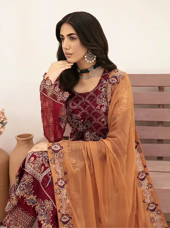 Ramsha Luxury Chiffon Collection 2024 Vol-26 (F-2612)