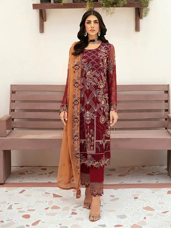 Ramsha Luxury Chiffon Collection 2024 Vol-26 (F-2612)