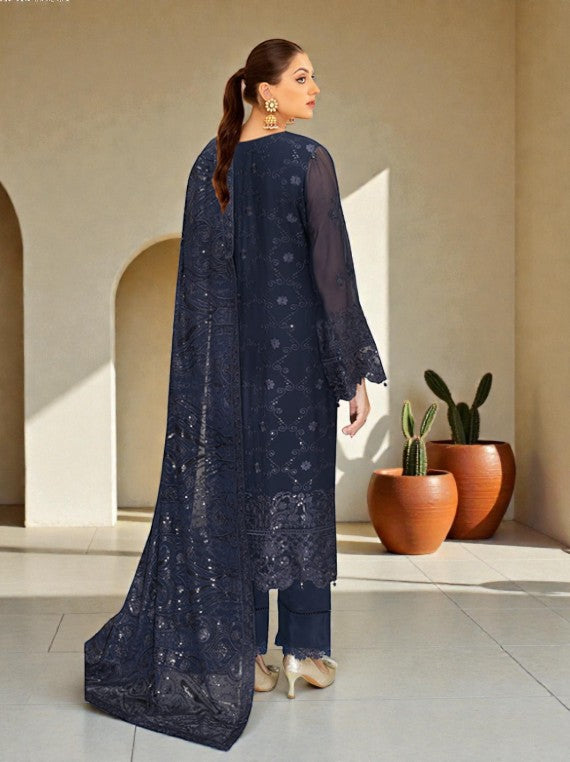 Ramsha Luxury Chiffon Collection 2026 Vol-W443 (D-01)