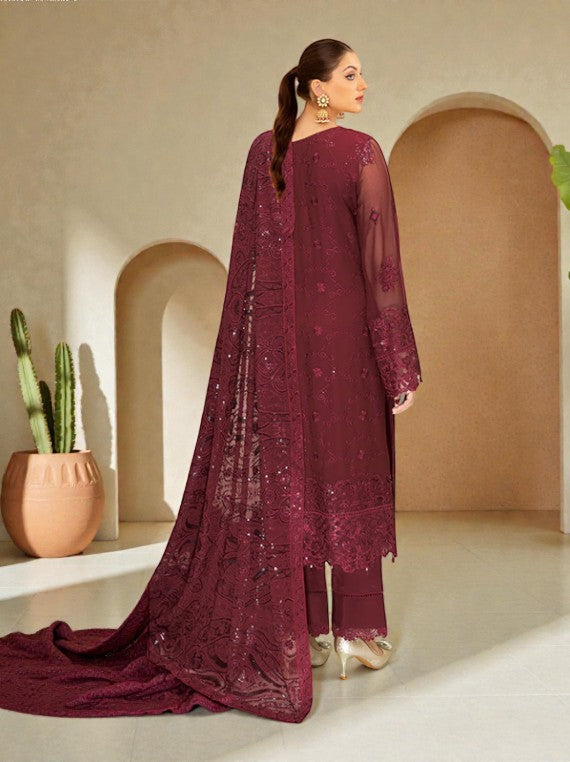 Ramsha Luxury Chiffon Collection 2026 Vol-W443 (D-02)