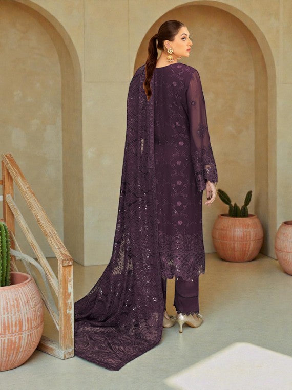 Ramsha Luxury Chiffon Collection 2026 Vol-W443 (D-06)