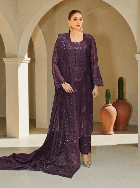 Ramsha Luxury Chiffon Collection 2026 Vol-W443